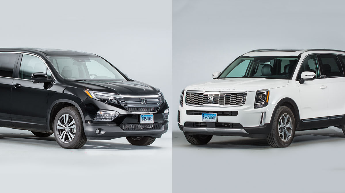 2025 Honda Pilot Vs Kia Telluride Kandy Mariska